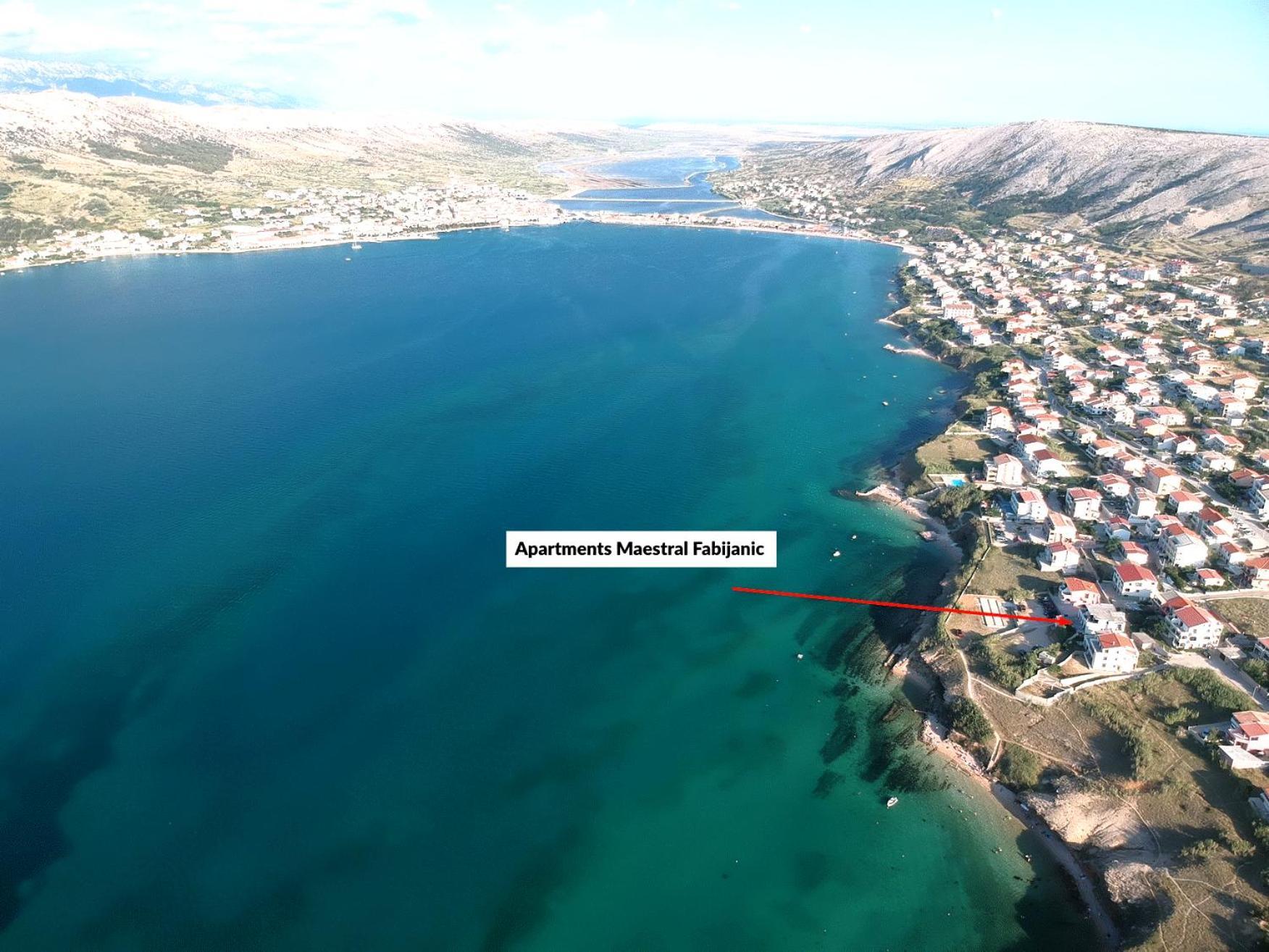 Apartmani Maestral Fabijanic Pag Town Luaran gambar